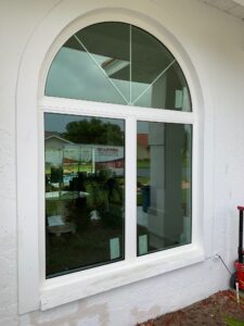 Aluminum Windows on a home in Nokomis, FL .