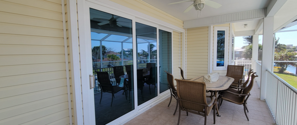 2 3 tinted sliding glass door